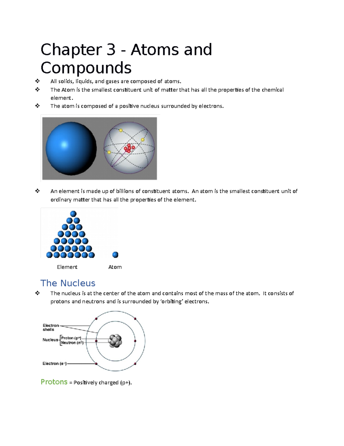 Chapter 3 - This course goes over the basics of the structure of the ...