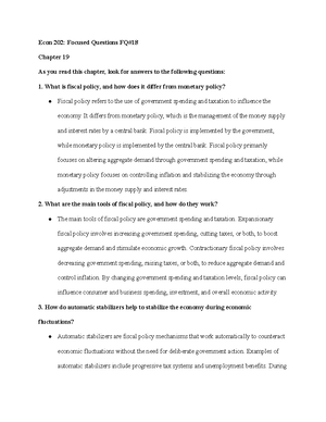 ECO202 Chapter 5 HW - The following table contains data for country ...