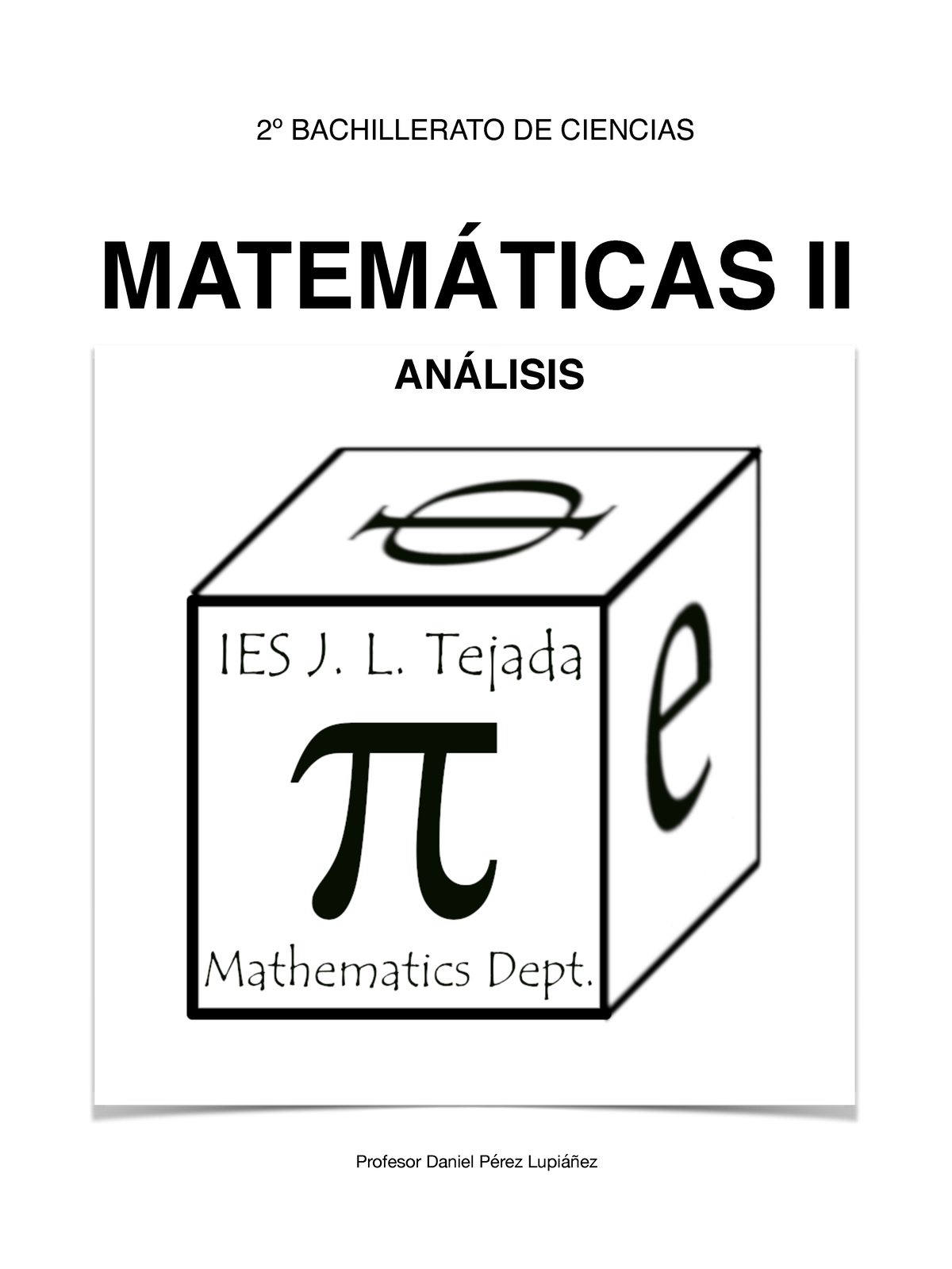 Matemáticas II Bachillerato 2º - 2º BACHILLERATO DE CIENCIAS ...