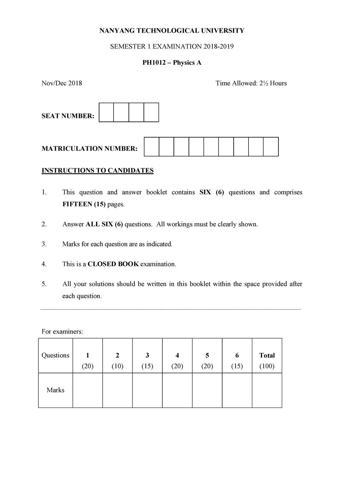 2018 +Exam+Questions+Walkthrough - NANYANG TECHNOLOGICAL UNIVERSITY ...