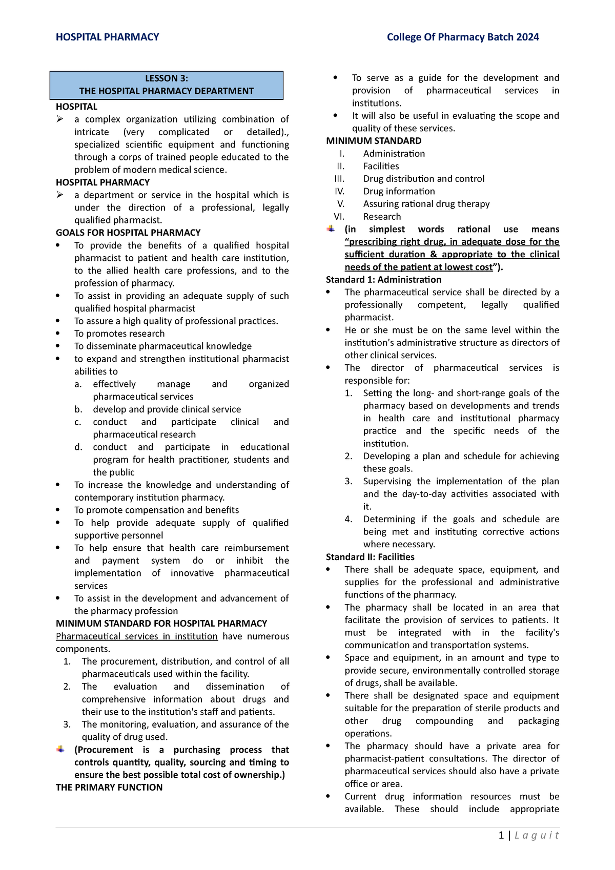 Hospital Pharm THE Hospital Pharmacy Department HOSPITAL PHARMACY   Thumb 1200 1698 