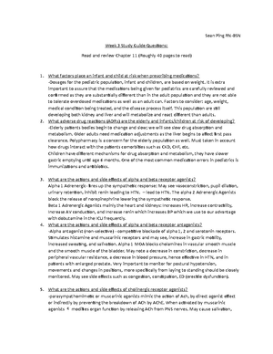 Exam 1 review for exam - Nurs 611 Advanced Pathophysiology Key Points ...