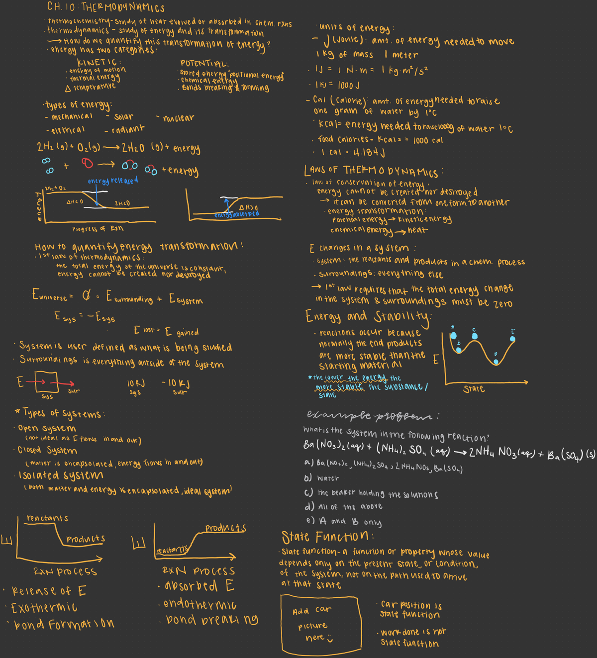 Chem Ch. 10 Notes - Chem 1010 Chapter 10 Lecture Summary (Clemson ...