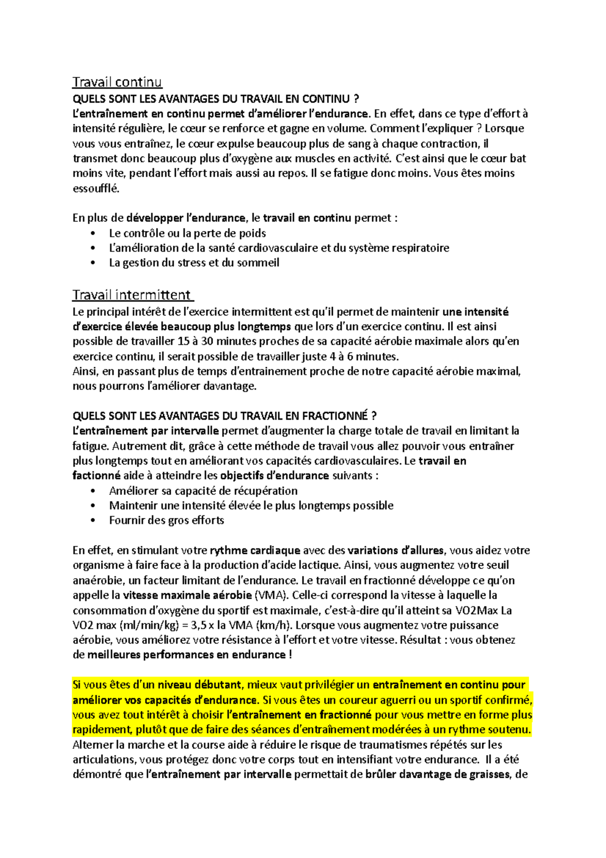 Justification mobile type de travail Travail continu QUELS SONT LES