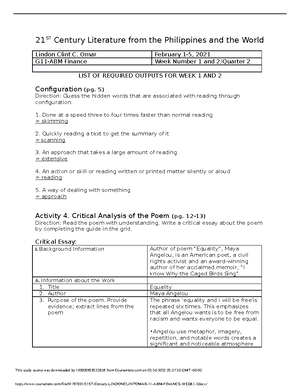 Earth Science WEEK 4 - Lecture notes 1 - EARTH SCIENCE WEEK- JHON ...