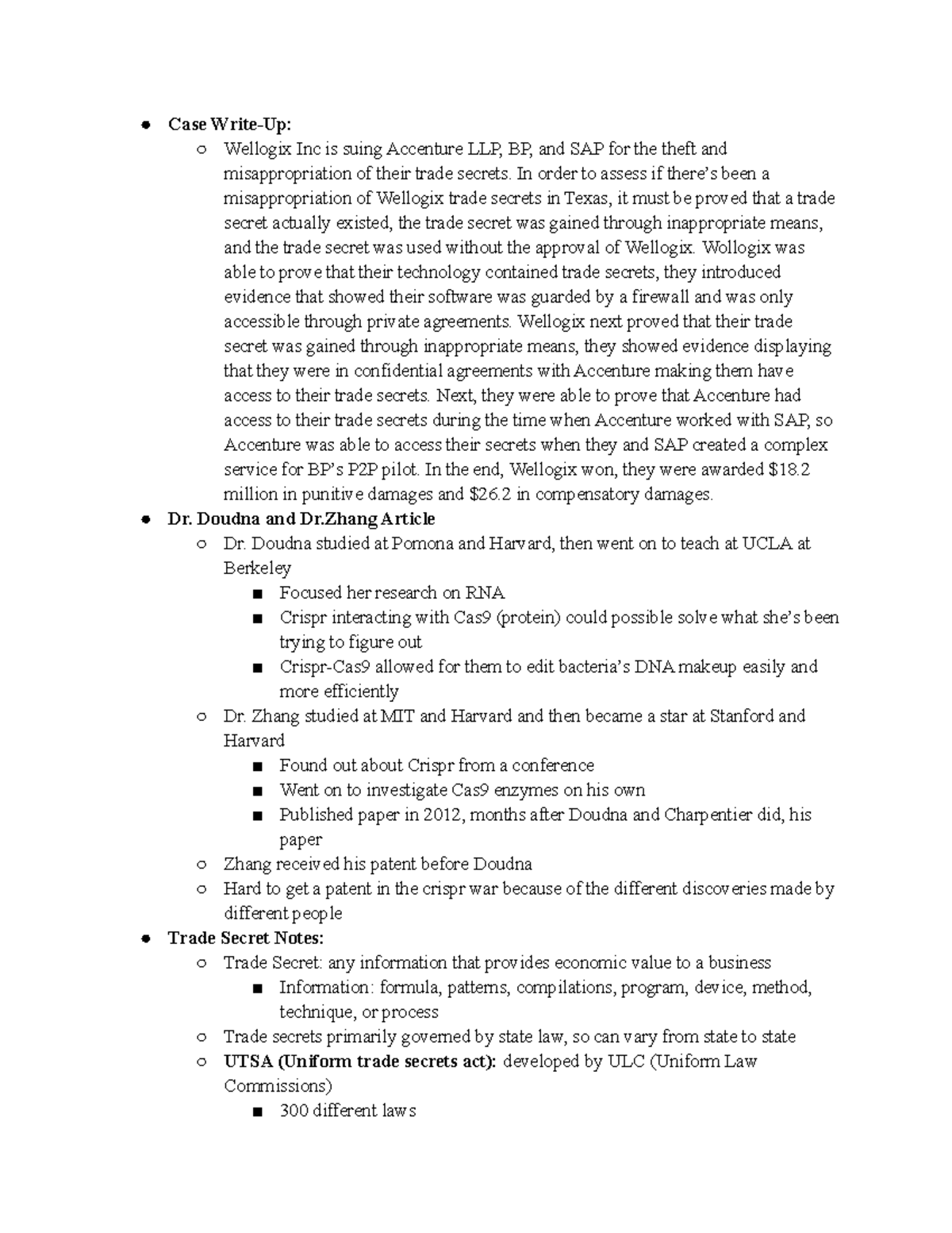 Feb 24th Assignment - Margo Reder - Case Write-Up: Wellogix Inc is ...