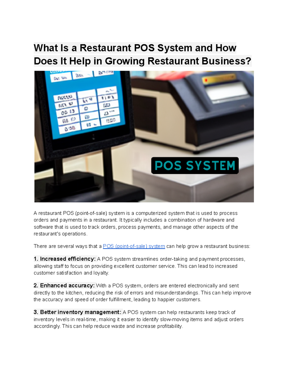 How to Grow Restaurant Business with a Customizable POS System - What ...