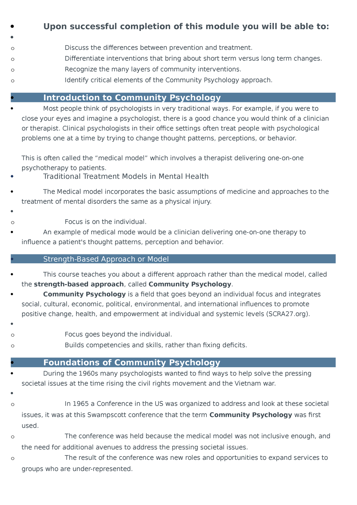 Mod1 - Introduction to Psychology - Upon successful completion of this ...