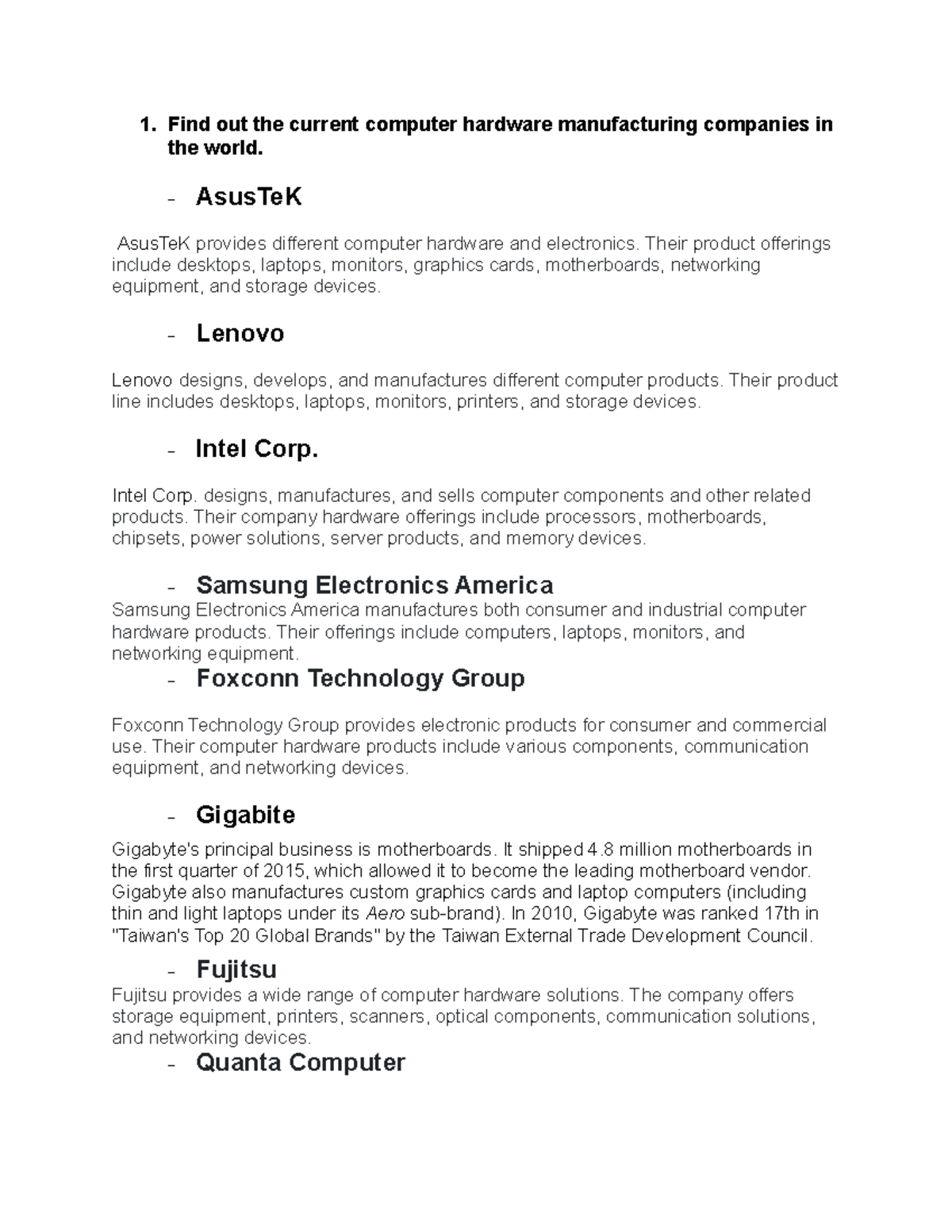 Exercise chapter 3 Nothing 1. Find out the current computer