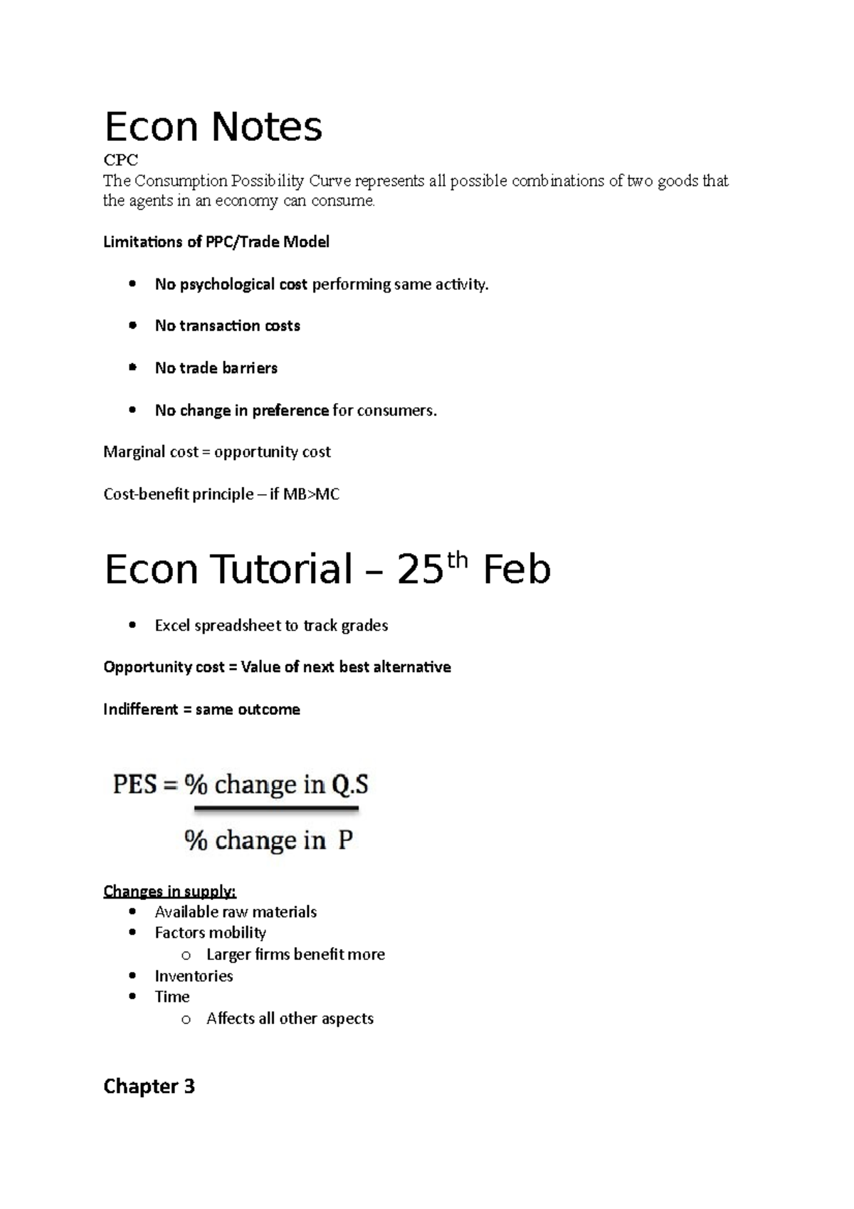 Econ Notes - Econ Notes CPC The Consumption Possibility Curve ...