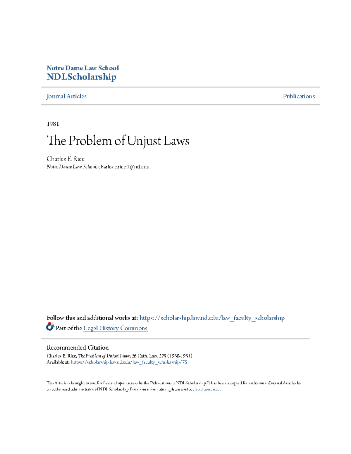 the-problem-of-unjust-laws-jurisprudence-notre-dame-law-school