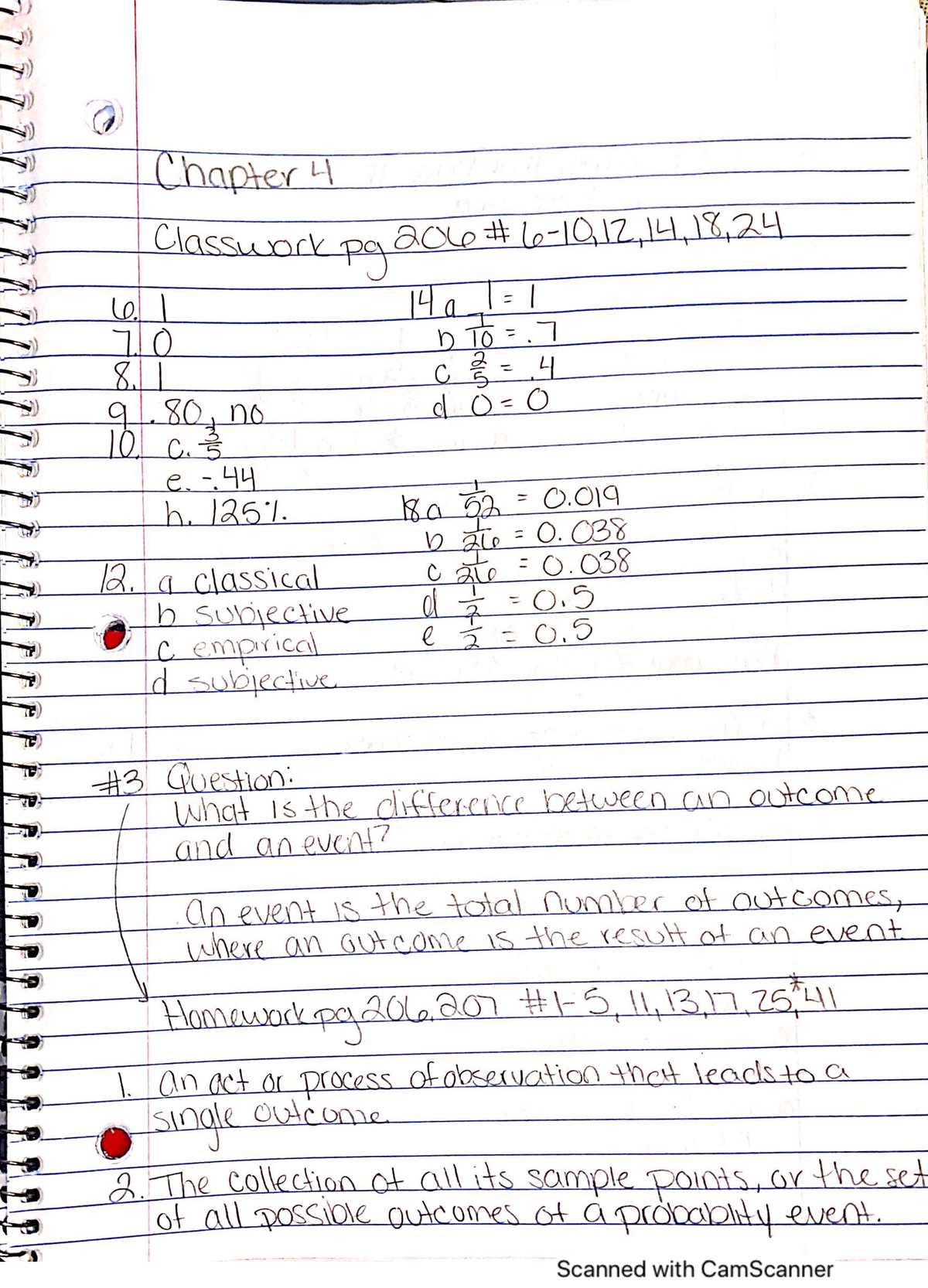 statistics 4 1 homework