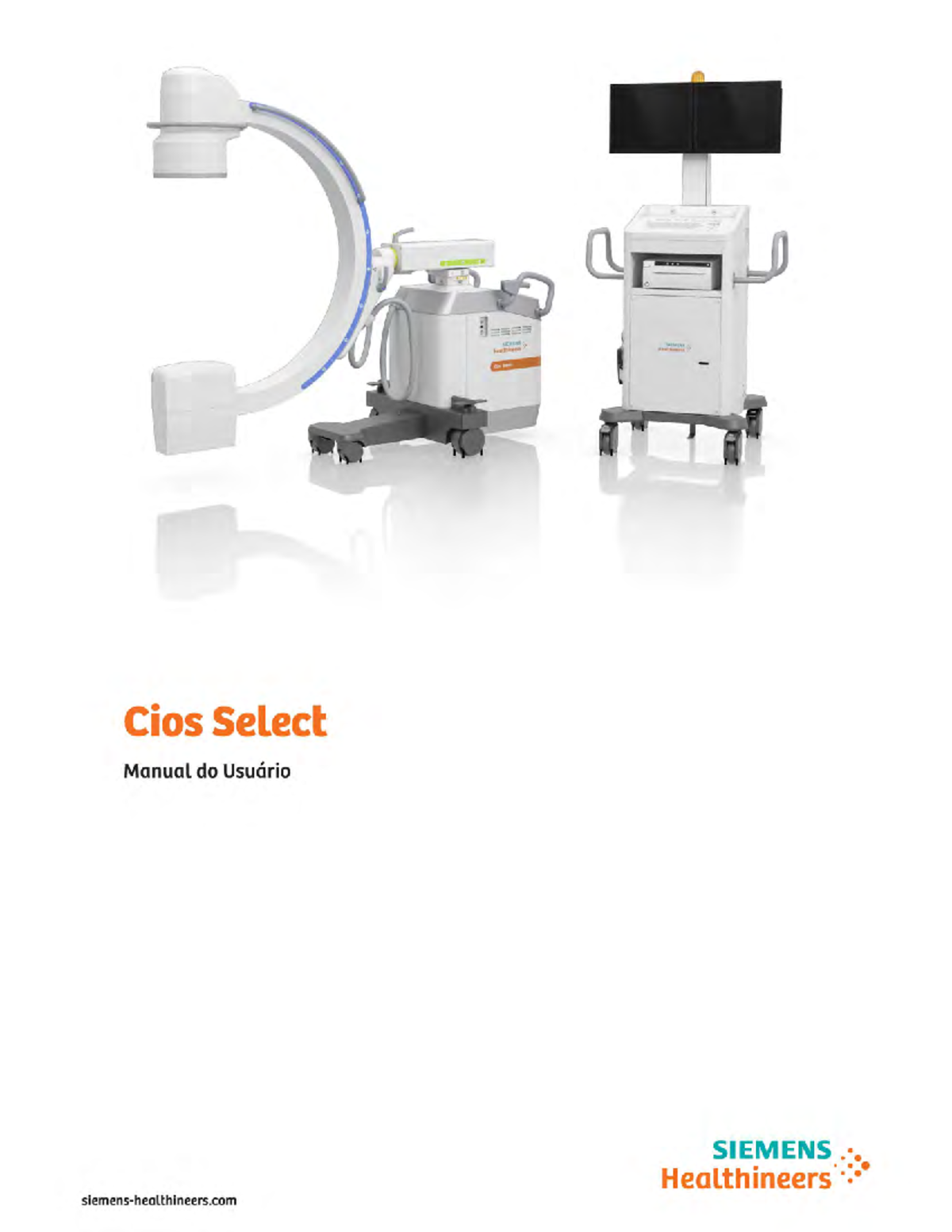 Arco cirurgico Siemens Cios Select 2 - Cios Select Manual do Usuário ...