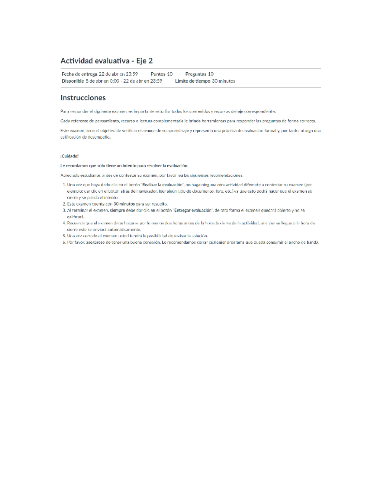 Actividad evaluativa - Eje 2 - Catedra - Studocu