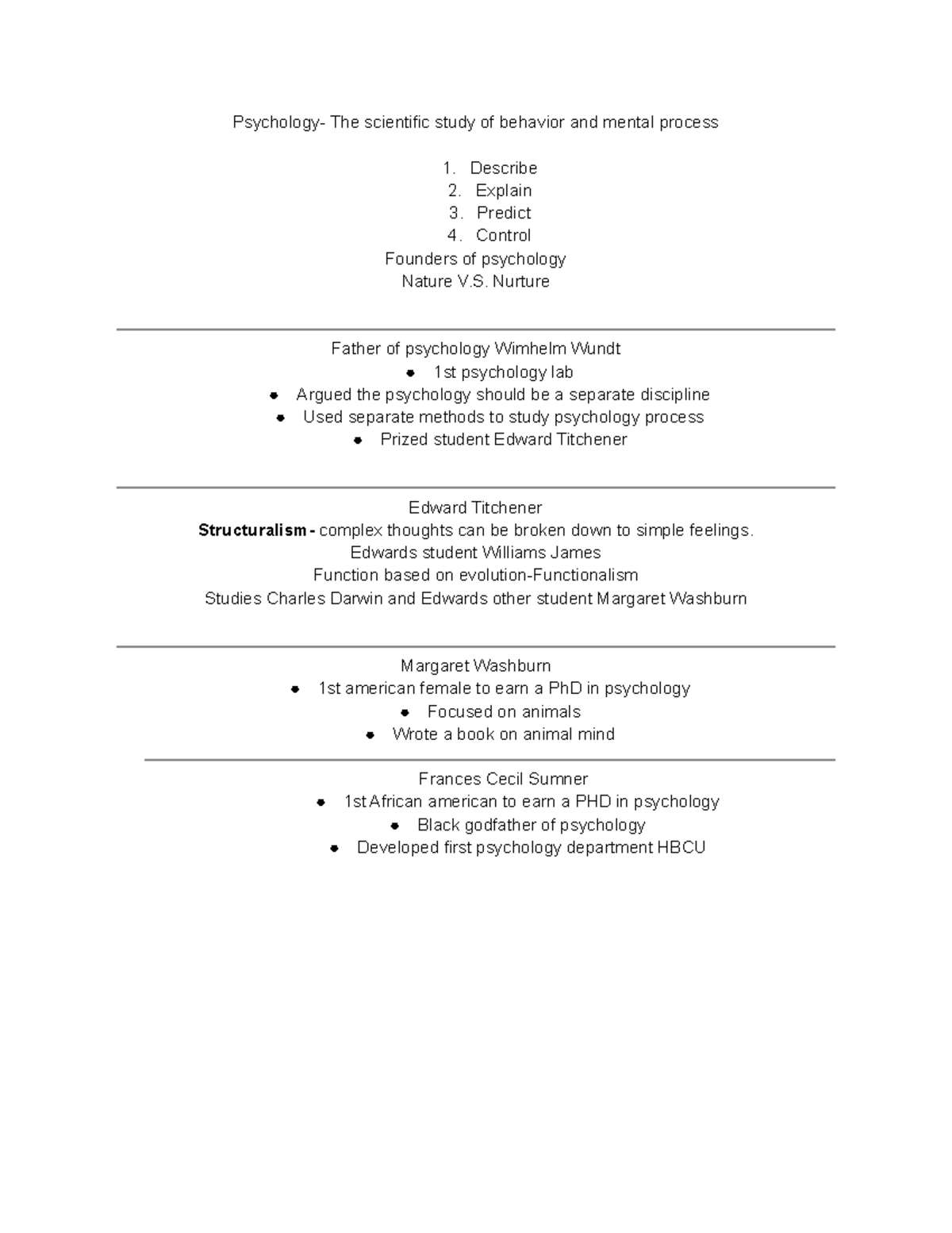 psycholgy-101-notes-psychology-the-scientific-study-of-behavior-and