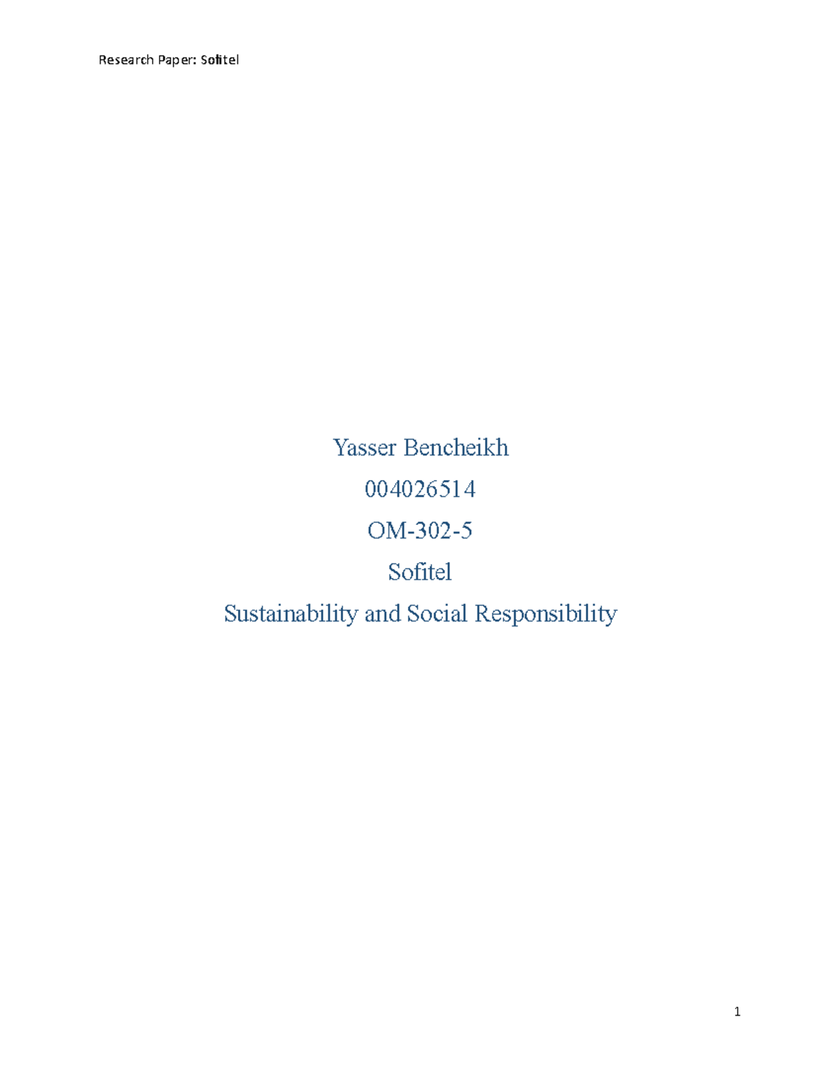 social sustainability research paper