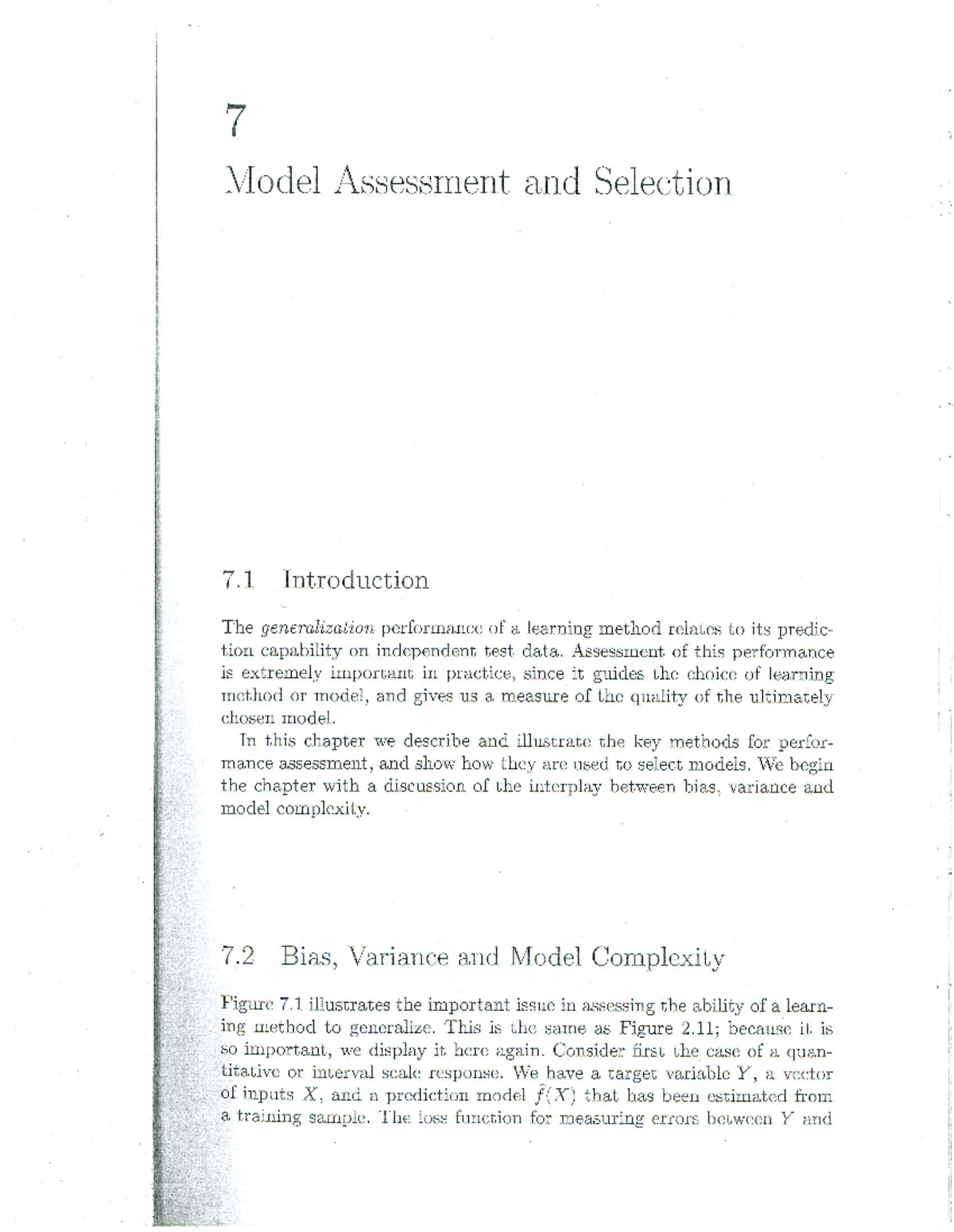 Model assessment and selection - CIS 520 - Studocu