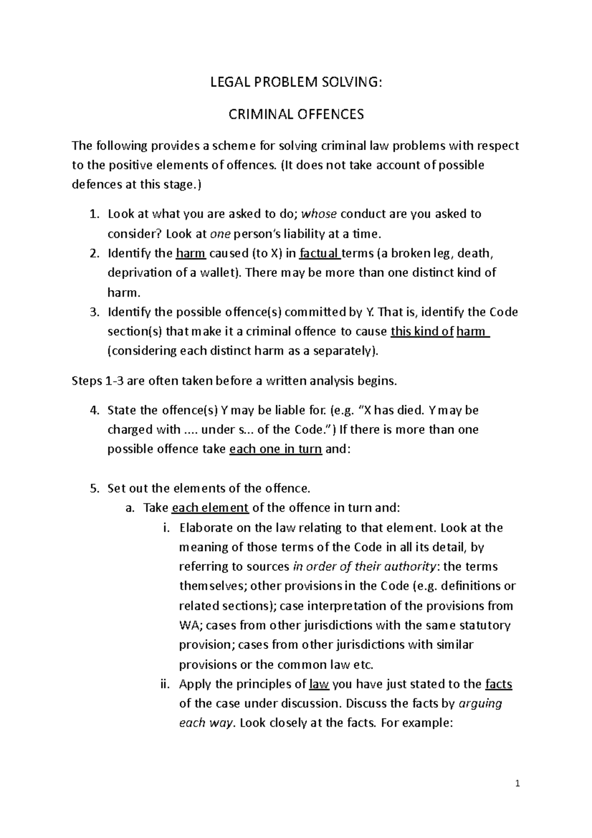 legal problem solving a guide for law students pdf