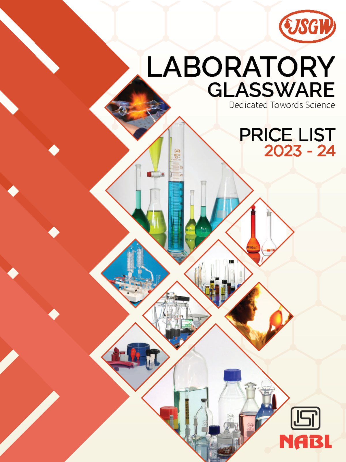 JSGW Price List 202324 PRICE LIST 2023 24 LABORATORY GLASSWARE