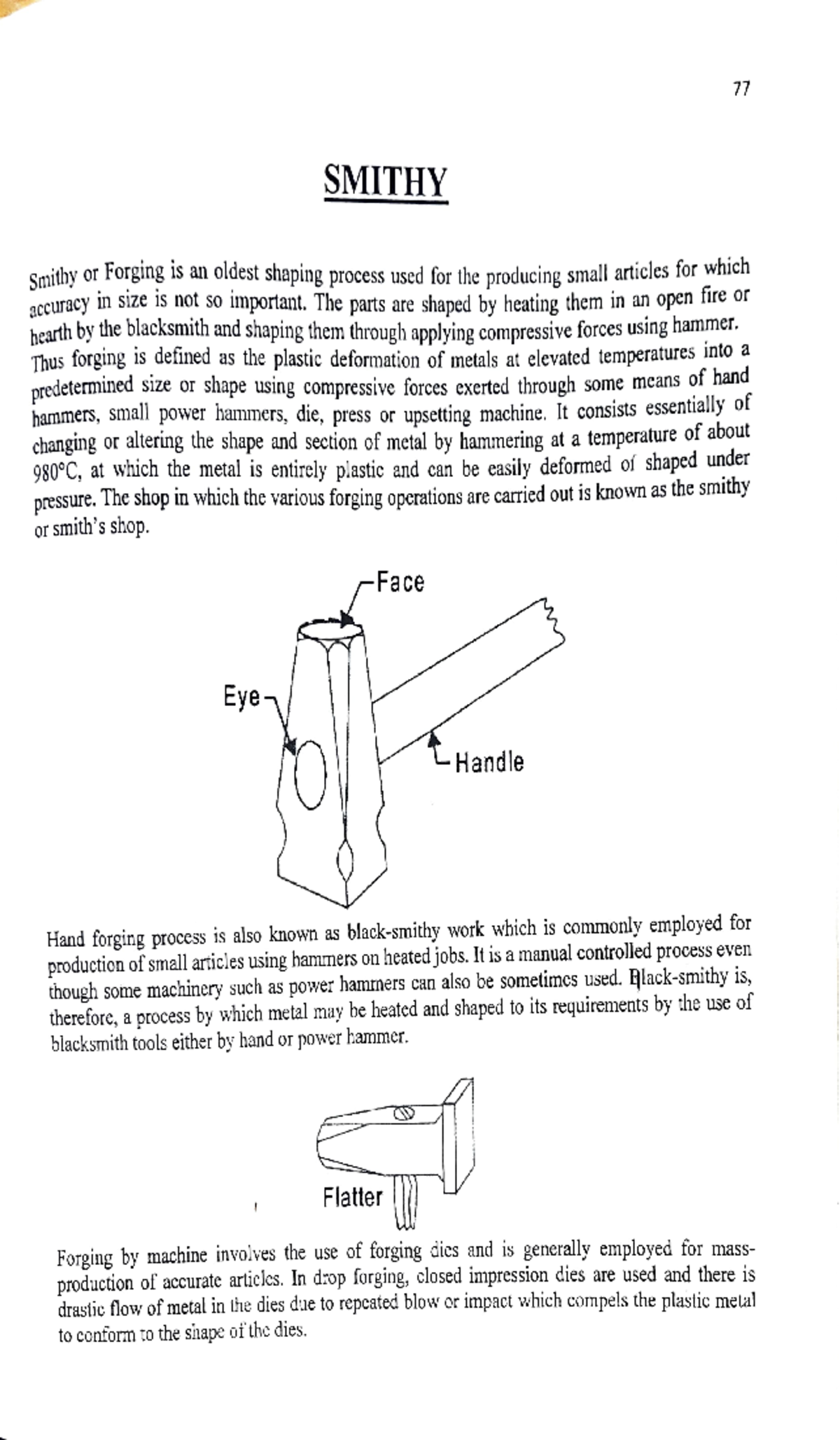 Adobe Scan 10 Nov 2022 - Good - SMITHY Smithy or Forging is an oldest ...