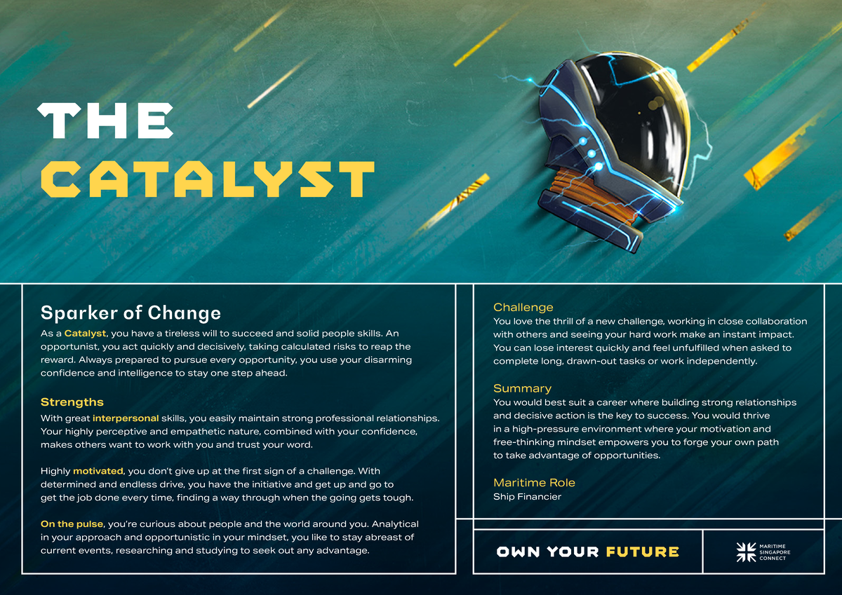The Catalyst summary - As a Catalyst, you have a tireless will to ...