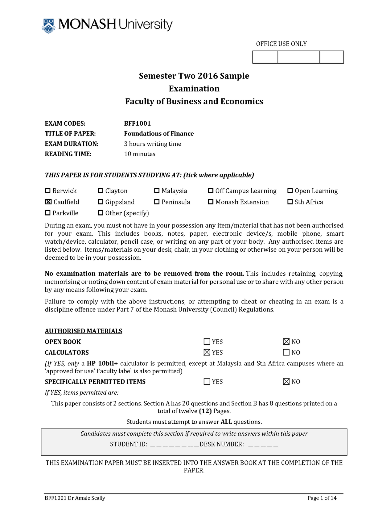 exam-exam-16-october-2016-questions-semester-two-2016-sample-examination-faculty-of-business