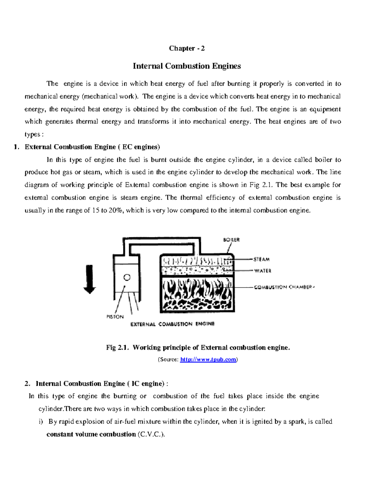 Chapter 2 Upload INTERNAL COMBUSTION ENGINES AND THEIR WORKING ...