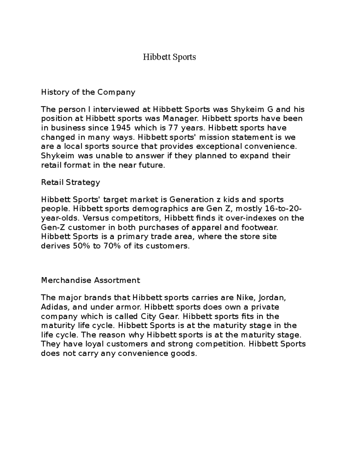Hibbett Sports Career Application - 84kxc0h