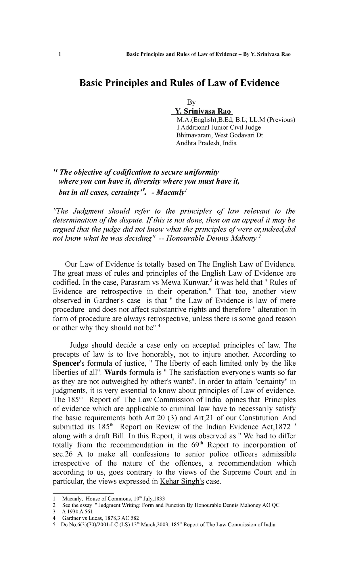 Estoppel - Short Notes - Doctrine of Estoppel under the Indian Evidence ...