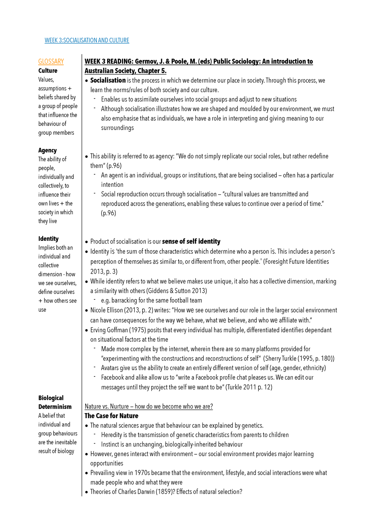 ats1365-content-notes-week-3-week-3-socialisation-and-culture