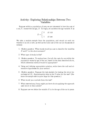 Pre Activity 1Ver B - Pre-class Activity: Exploring Relationships ...