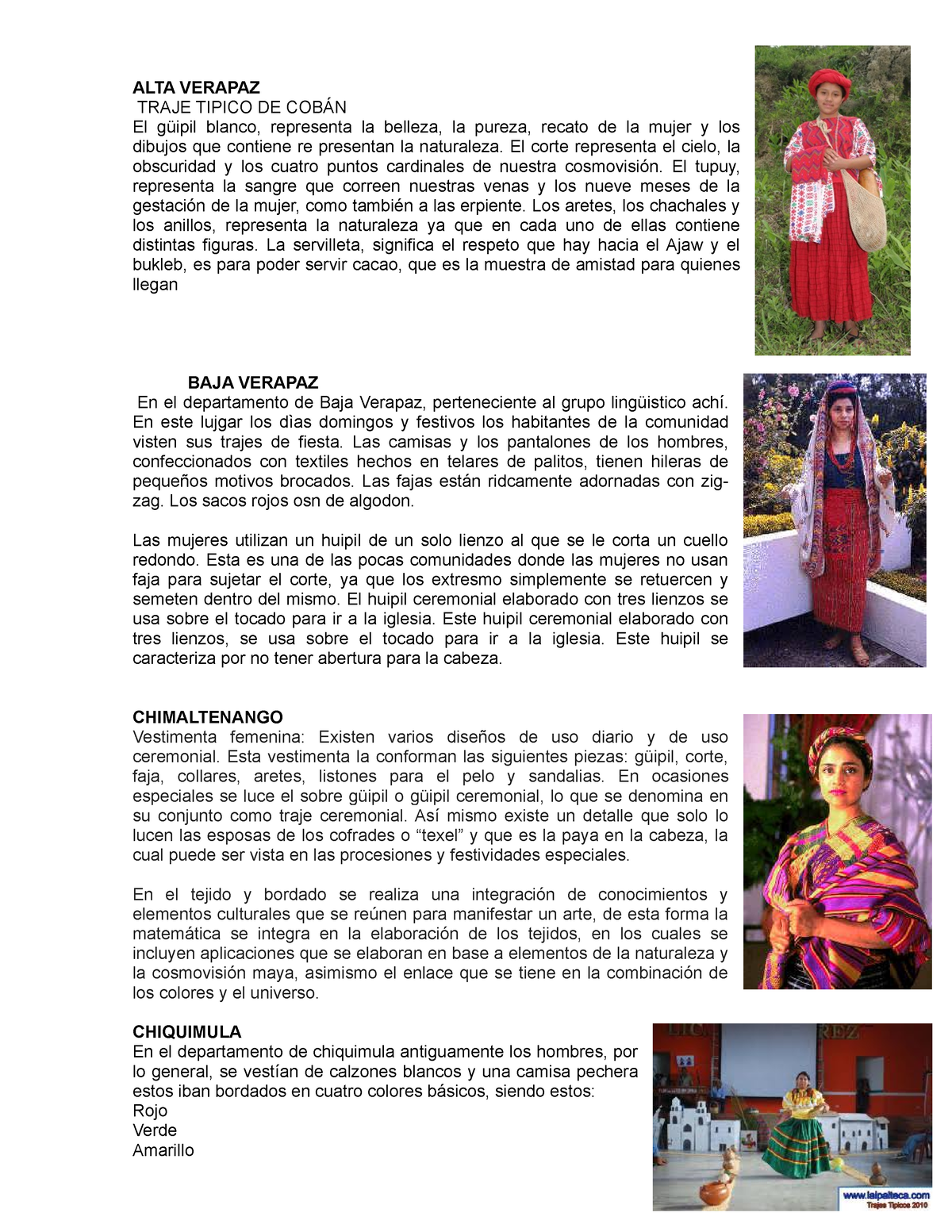 Traje tipico de online coban guatemala