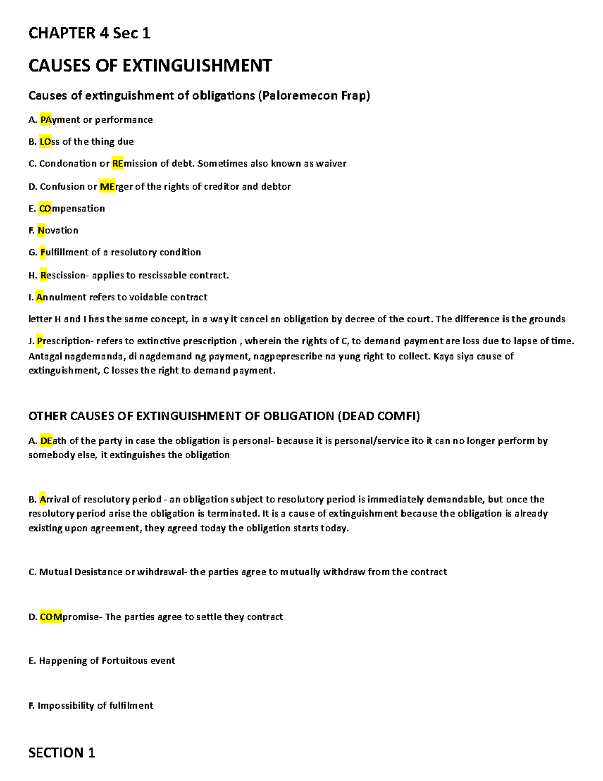 Chapter 4 Sec 1 Be worry free! Settle your utility bills and