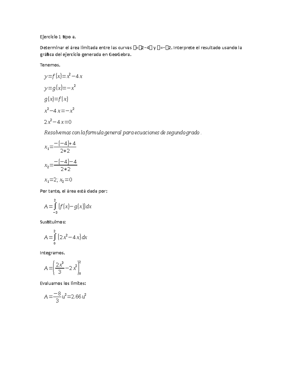 Ejercicio Calculo Integral Letra B Ejercicio Calculo Integral Letra B ...