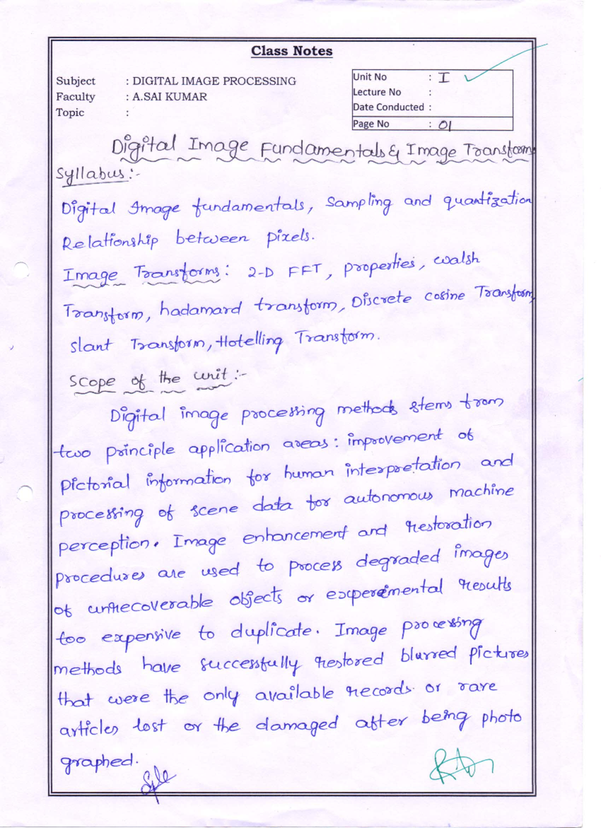 DIP UNIT-1 - Notes - Cryptography & Network Security - Studocu
