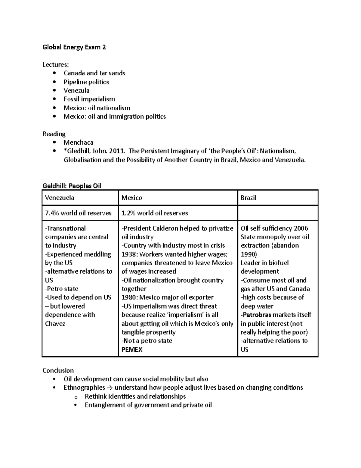 Global Energy Exam 2 Review Guide - Global Energy Exam 2 Lectures ...