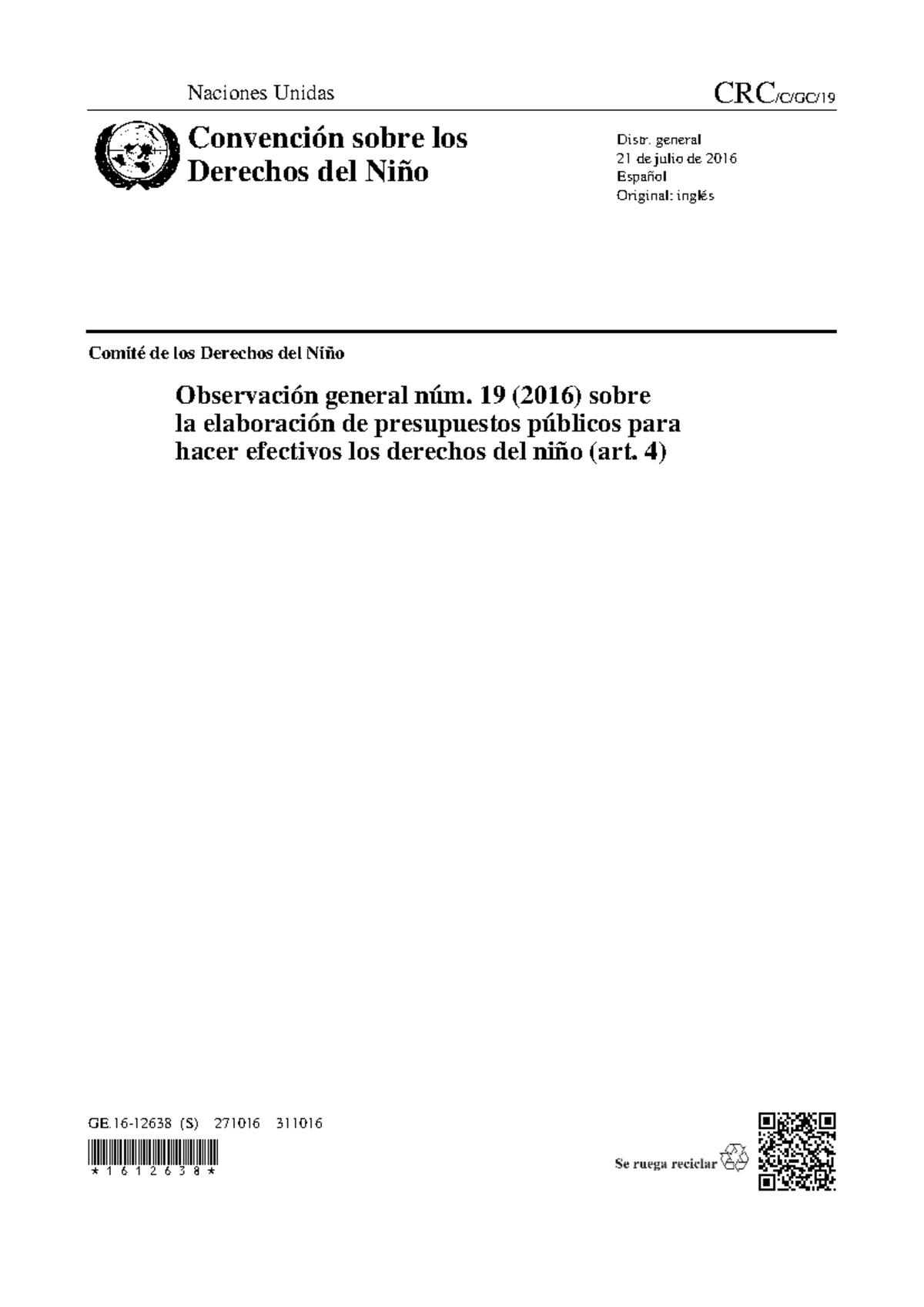 19 observacion gnral 19 presupuestos derechos infancia - GE-12638 (S ...