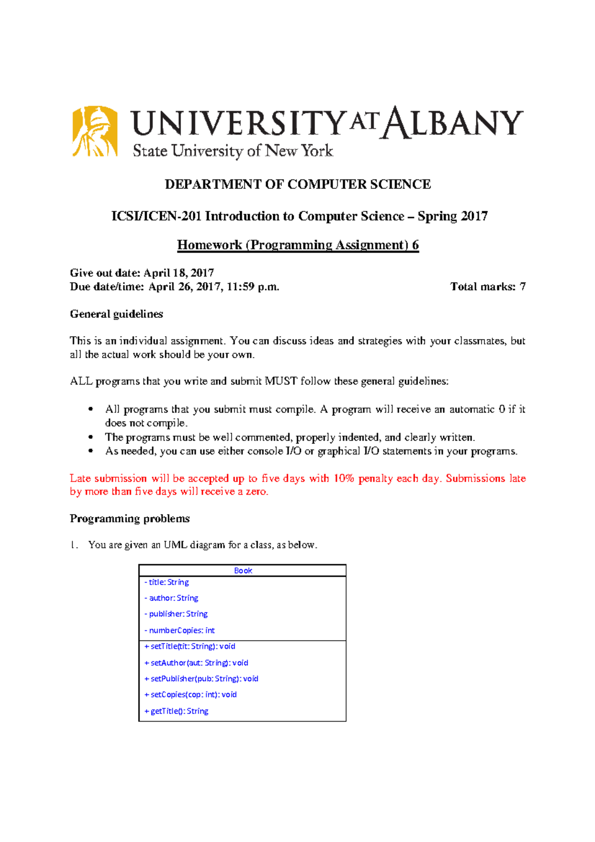 assignment computer science