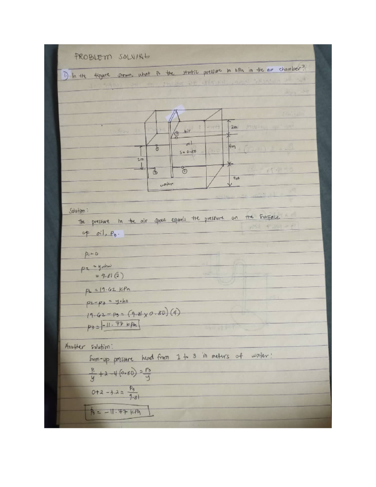 Sampleproblem7 Study Guide Hydraulics Studocu
