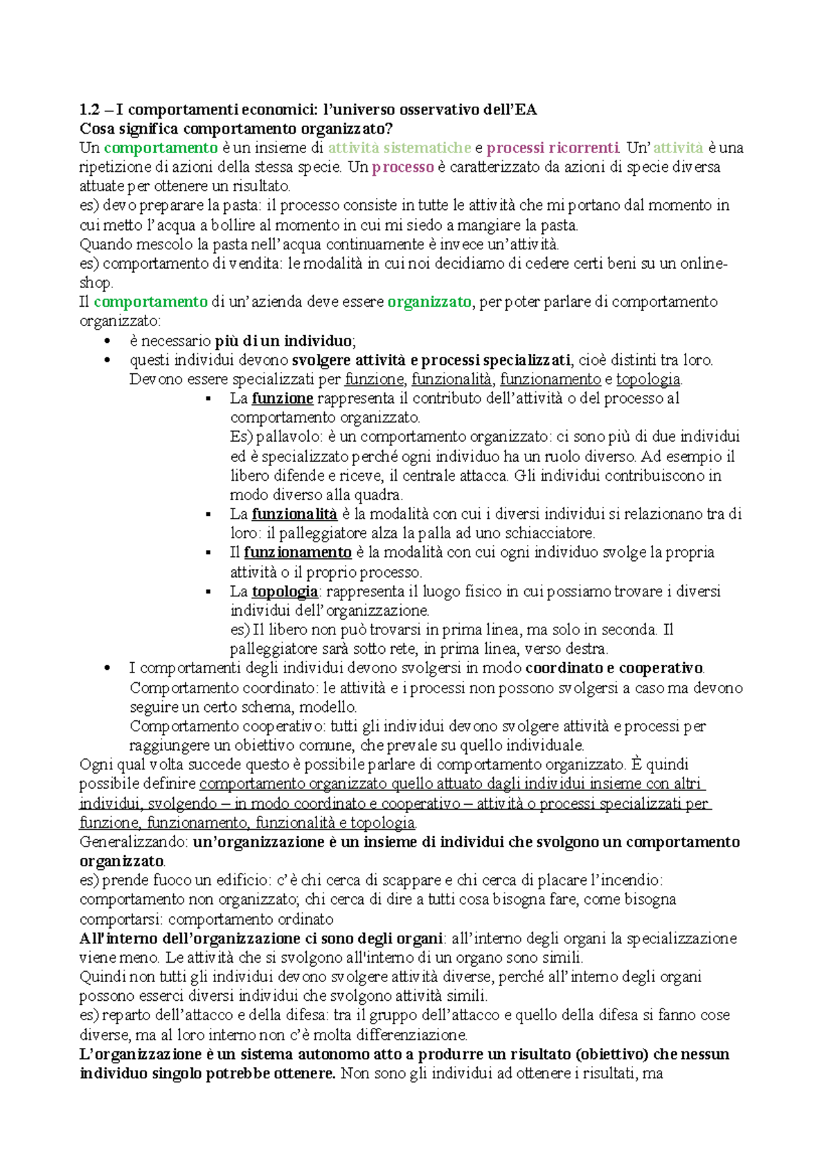 Lezione 2EA - Anteprima Degli Appunti Di Economia Aziendale 1 Modulo ...