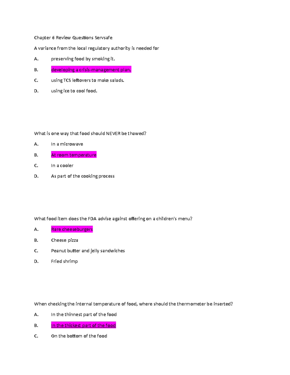 STCW_Test_-Answers_Report_Management Questions and answers., Exams Health  sciences