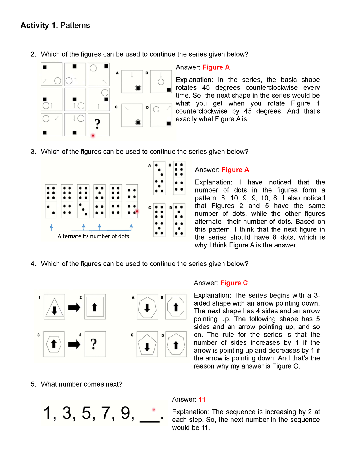 problem solving with patterns mathematics in the modern world