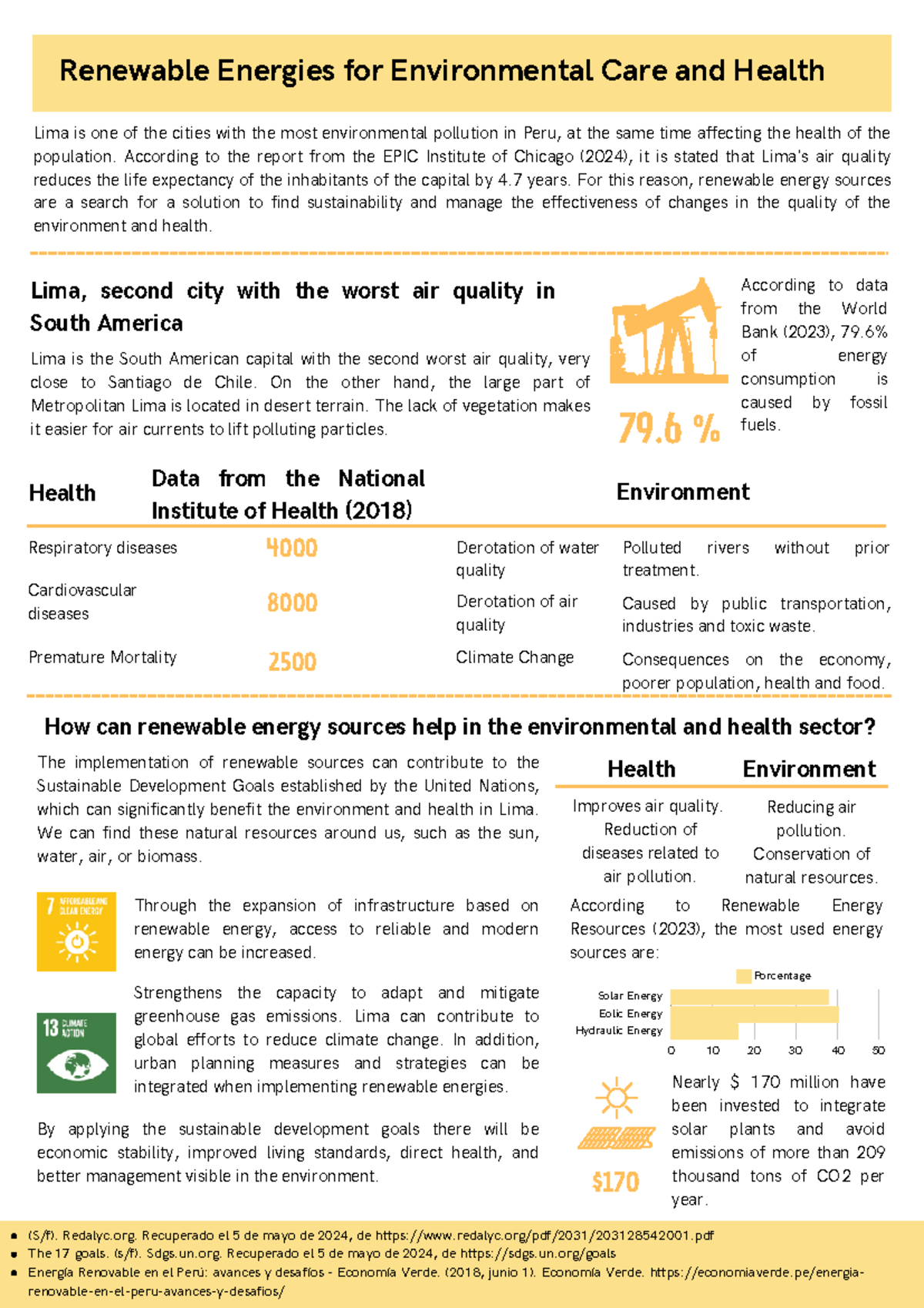 Renewable Energies for Environmental Care and Health - According to the ...