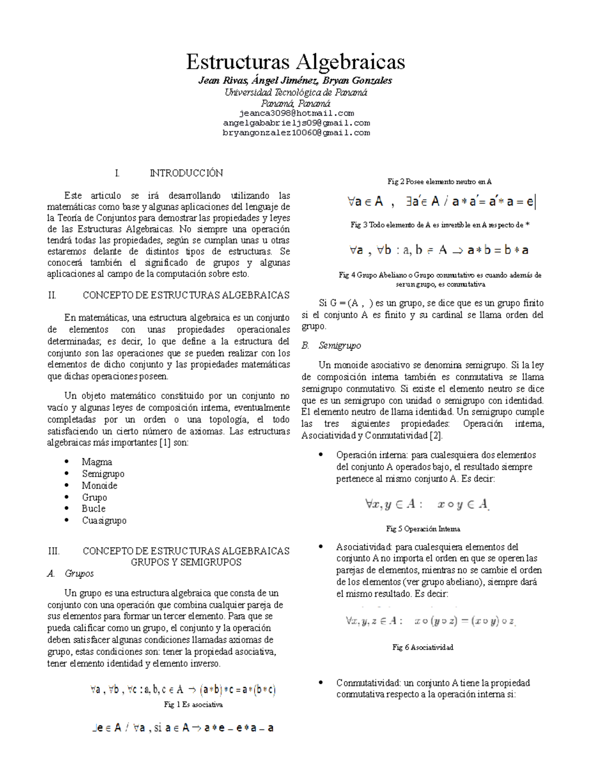 Art1-Estructuras Algebraicas - Estructuras Algebraicas Jean Rivas ...