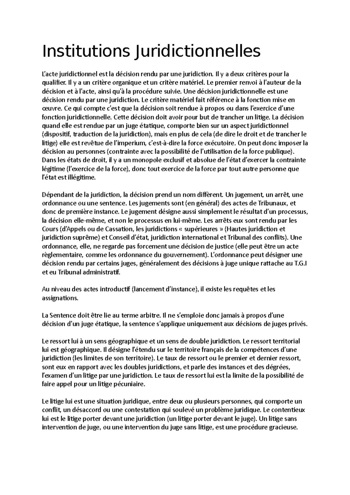 IJ (CM Me) - Notes de cours Cour Entier - Institutions ...