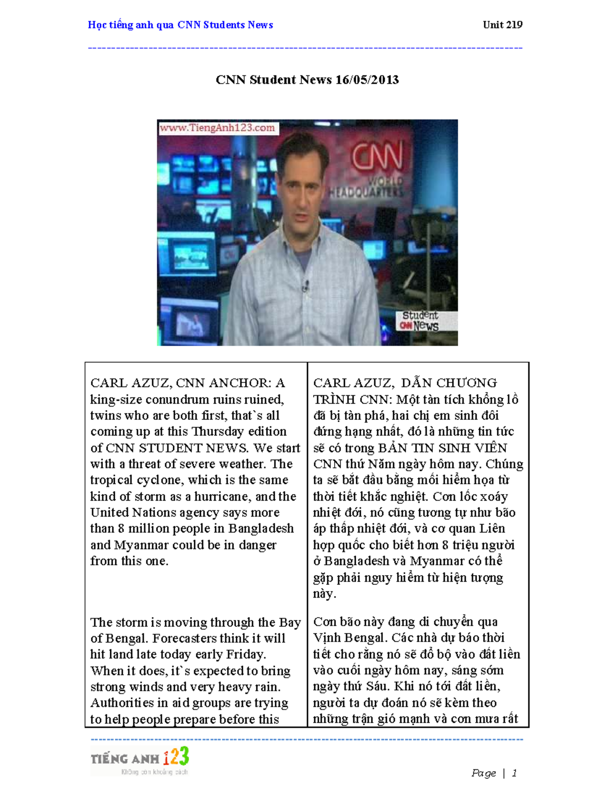 Did Carl Azuz Retire From Cnn 10 - 41dccla