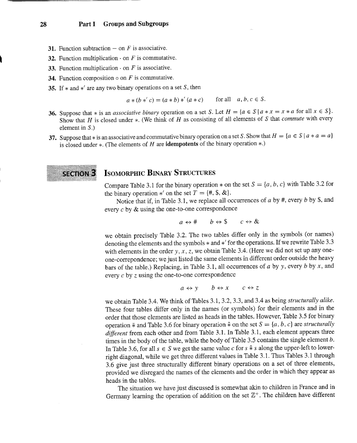 Isomorphic Binary Structures - Bsc Maths - Studocu