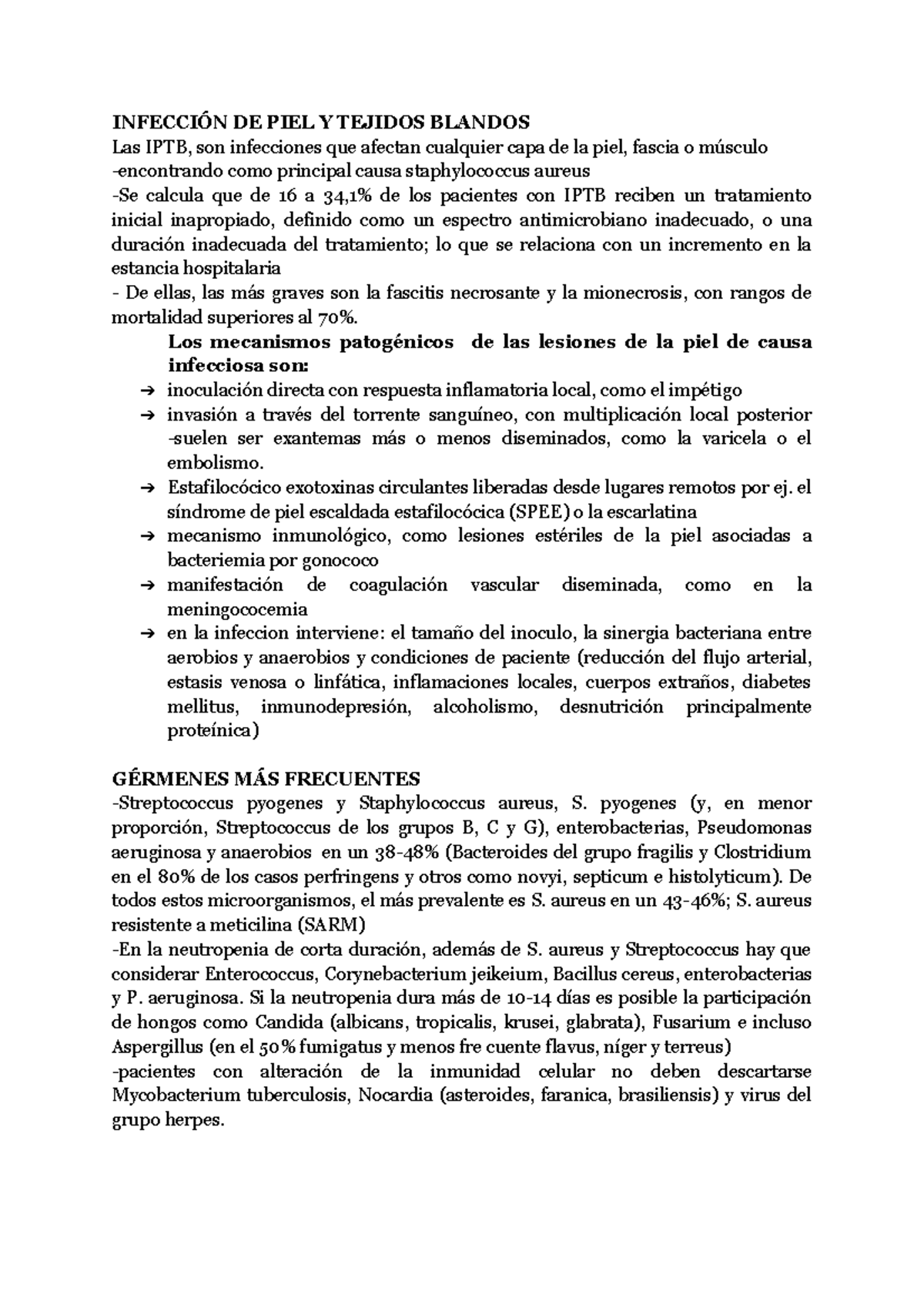 Infeccion DE PIEL Y Tejidos Blandos - INFECCIÓN DE PIEL Y TEJIDOS ...