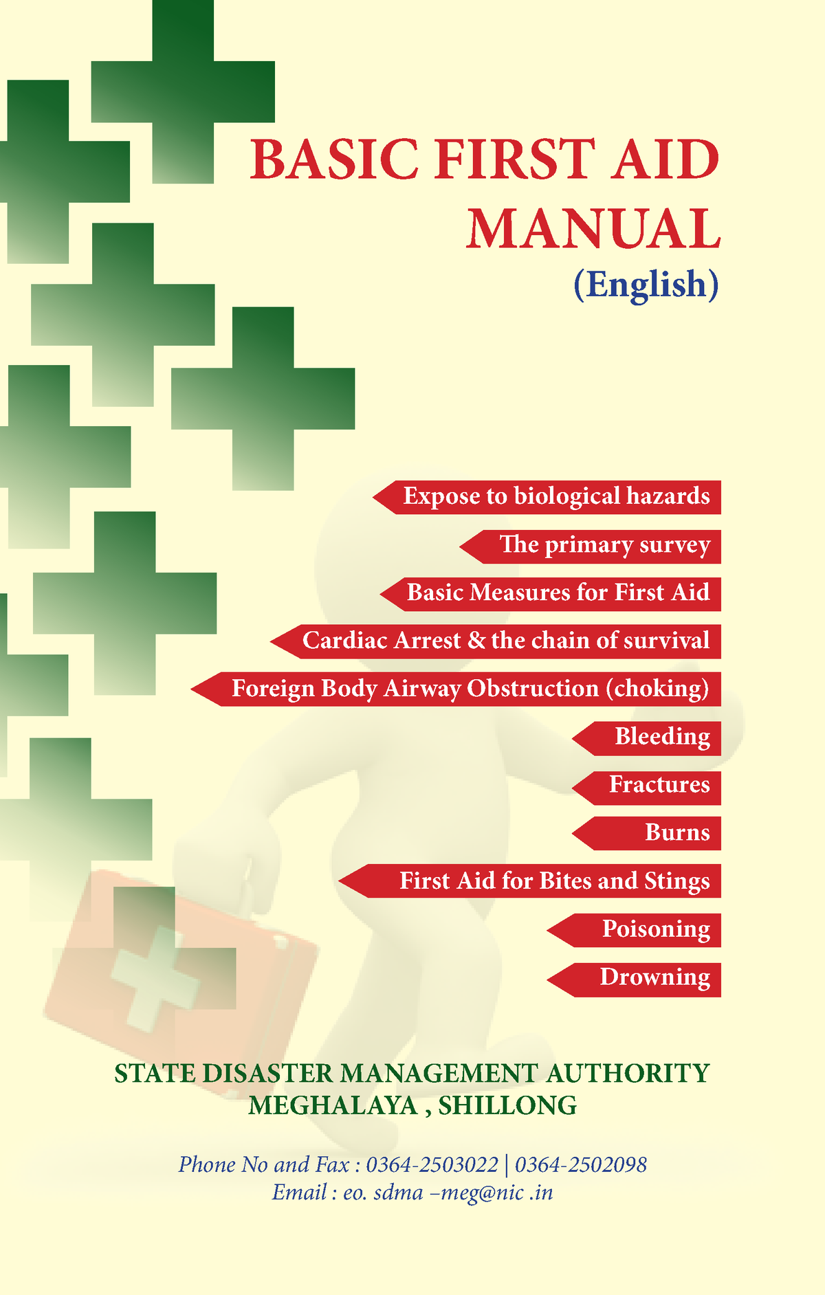 Basic First Aid Manual English BASIC FIRST AID MANUAL State Disaster 