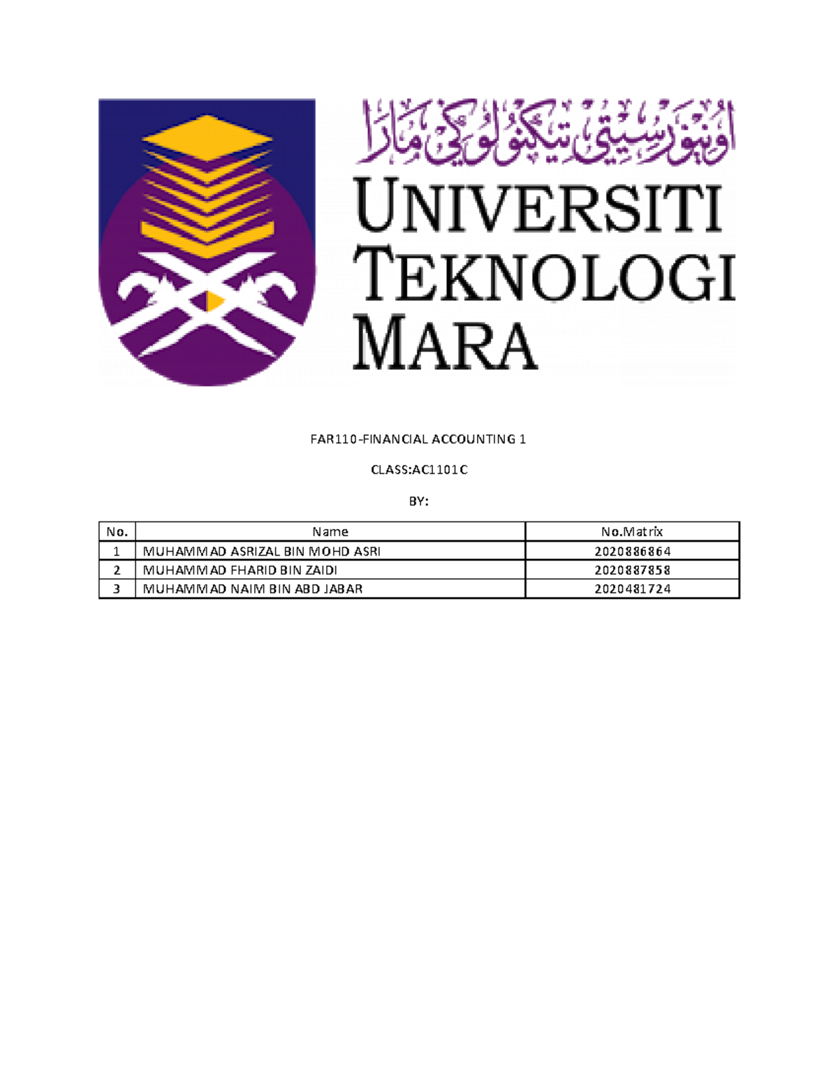 group account assignment